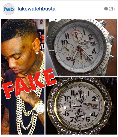 soulja boy fake watch buista|How to Spot a Knockoff Watch, as Explained by Instagram’s Horological .